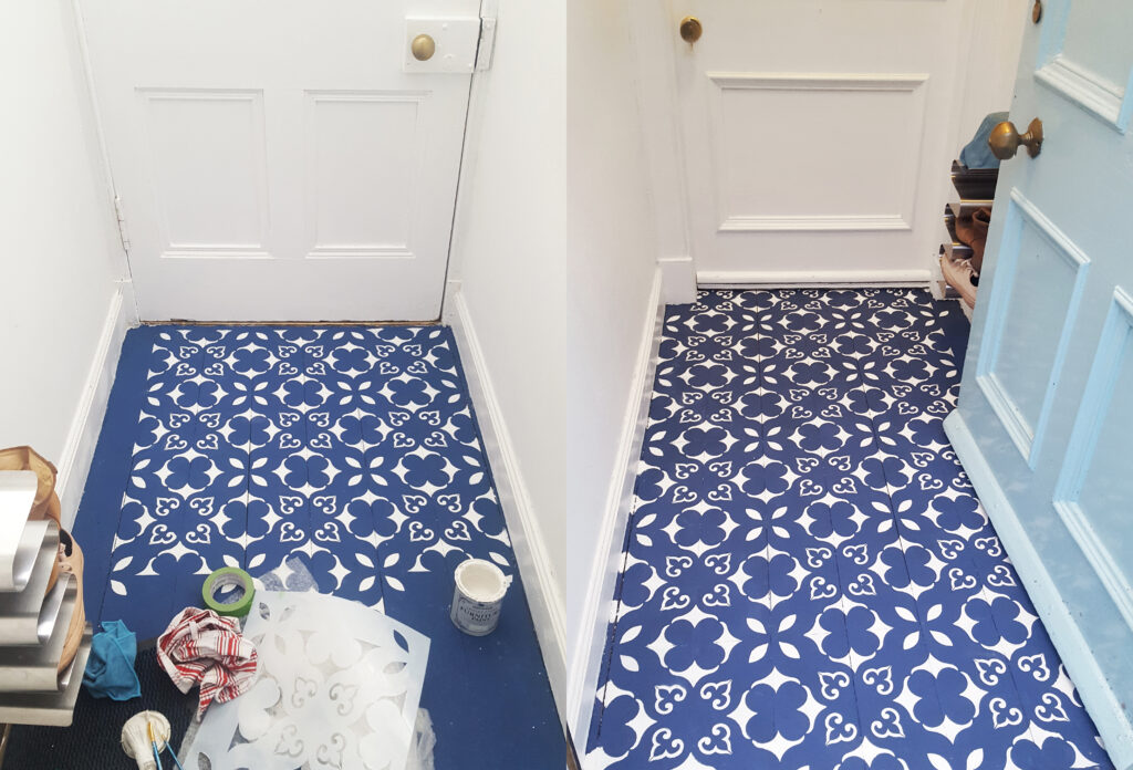 floor tile stencil