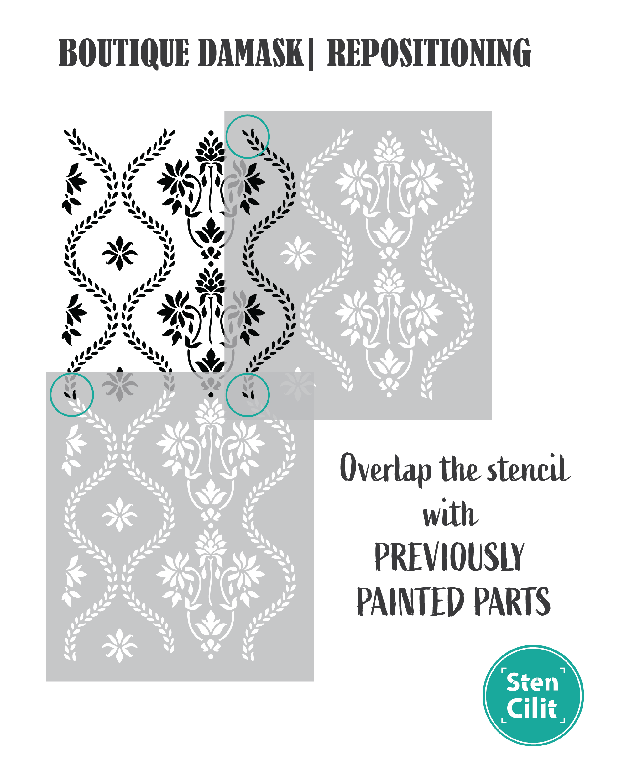 Boutique Damask 2-Pack